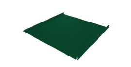 Фальц двойной стоячий Line Grand Line 0,5 Satin с пленкой на замках RAL 6005 зеленый мох