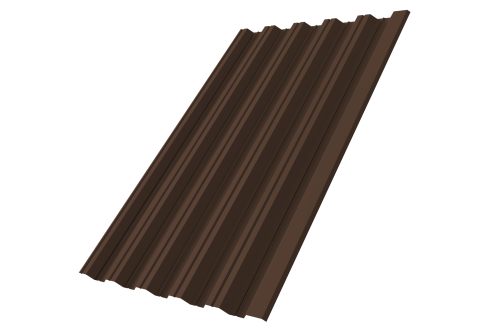 Профнастил НС35 R 0.45 PE RAL 8017 шоколад