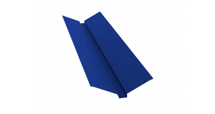 Планка ендовы верхней 115x30x115 0,45 PE RAL 5002 ультрамариново-синий (2м)