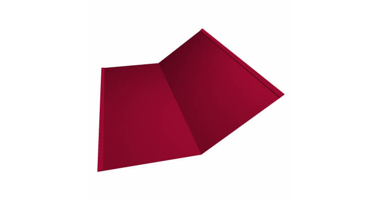 Планка ендовы нижней 300x300 0,45 PE RAL 3003 рубиново-красный (2м)