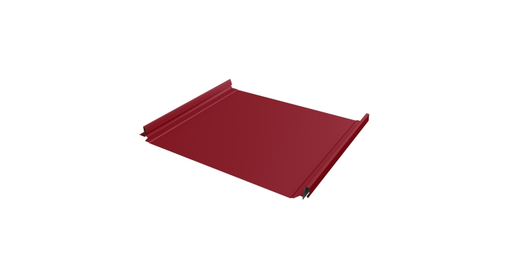 Кликфальц Pro Grand Line 0,45 PE с пленкой на замках RAL 3003 рубиново-красный