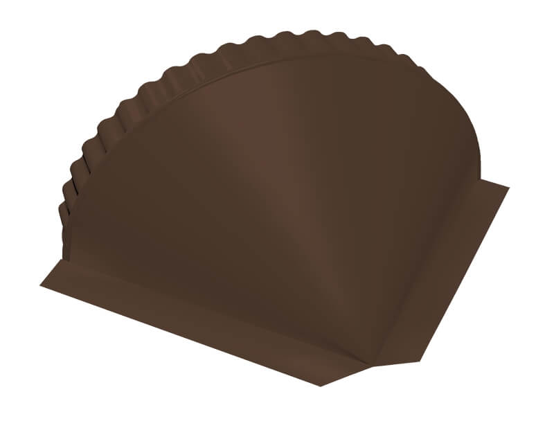 Заглушка малая конусная 0,5 Satin RAL 8017 шоколад