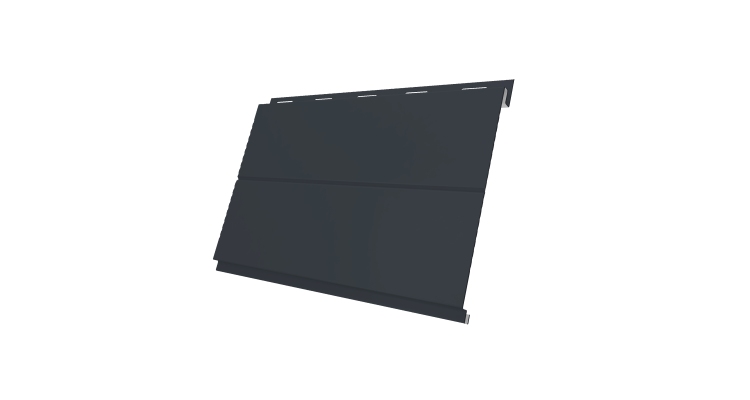 Вертикаль 0,2 GL line 0.5 PurLite Мatt с пленкой RAL 7024 мокрый асфальт