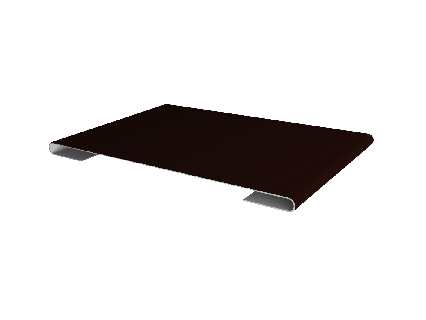 Планка стыковочная простая 60мм Quarzit PRO Matt RR 32 темно-коричневый