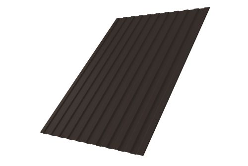 Профнастил С8А 0,45 Drap TX RR 32 темно-коричневый