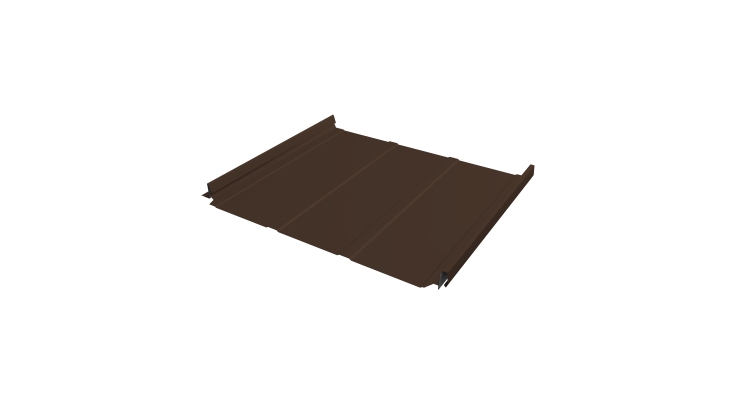 Кликфальц Pro Line Grand Line 0,5 PurPro с пленкой на замках RAL 8017 шоколад