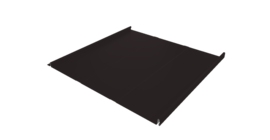 Фальц двойной стоячий Line Grand Line 0,45 PE с пленкой на замках RAL 9005 черный