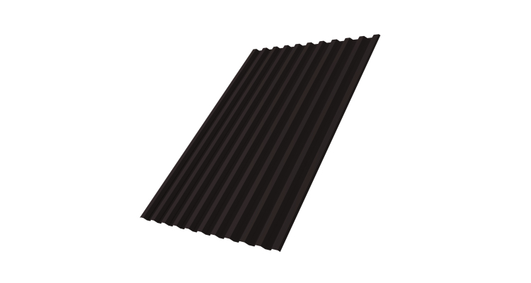 Профнастил С21R Grand Line 0,5 Drap TX RAL 9005 черный