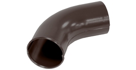 Колено стока 90 мм Мatt RAL 8017 шоколад
