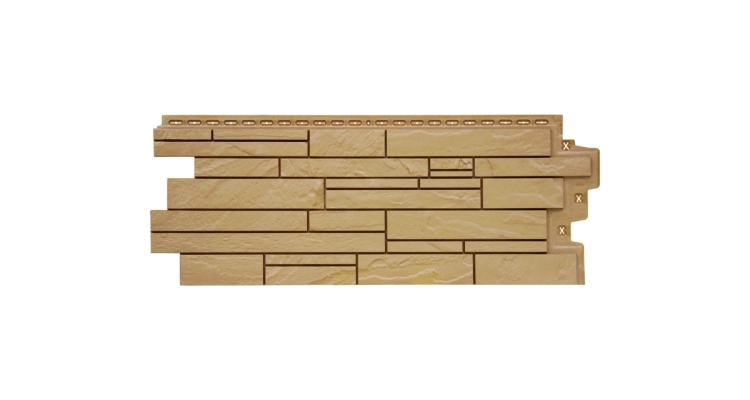 Фасадная панель GL Скала Classic песочный