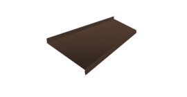 Отлив простой 200 0,5 GreenCoat Pural BT с пленкой RR 887 шоколадно-коричневый (3м)