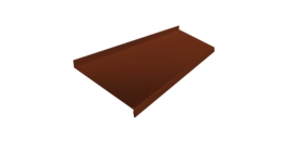 Отлив простой 250 0,45 PE с пленкой RAL 3009 оксидно-красный (3м)