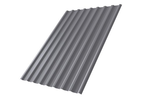 Профнастил С20R 0,4 PE RAL 7004 сигнальный серый