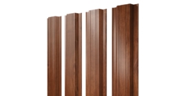 Штакетник Прямоугольный с прямым резом 0,45 Print Elite Rowan TwinColor