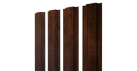 Штакетник Прямоугольный с прямым резом 0,4 Print Premium Cherry Wood Fresh TwinColor