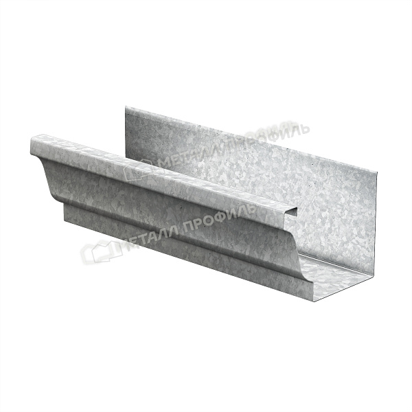 Желоб водосточный Металл Профиль БЮДЖЕТ 120х86х3000 Цинк