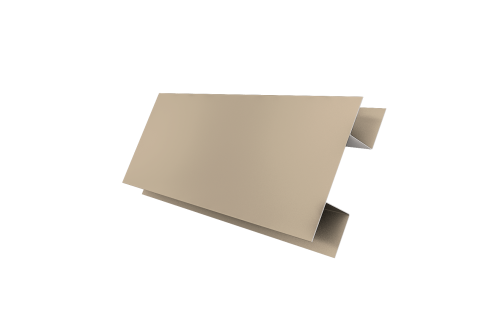 Планка H-образная Экобрус 0,5 Satin с пленкой RAL 1015 светлая слоновая кость (3м)