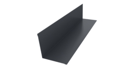 Угол внутренний 110х110 0,45 Drap TX RAL 7024 мокрый асфальт (2м)