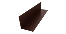 Угол внутренний 110х110 0,45 Drap TX RAL 8017 шоколад (3м)