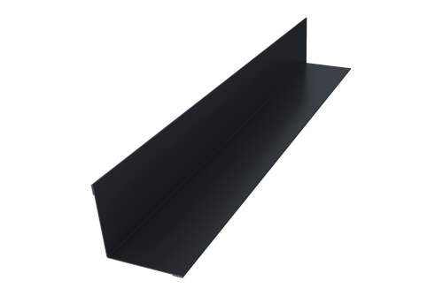 Угол внутренний 30х30 0,5 Satin с пленкой RAL 7024 мокрый асфальт (3м)