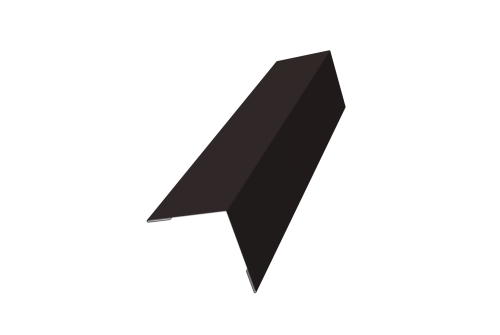 Угол внешний 50х50 0,5 Satin Matt RAL 9005 черный (2м)