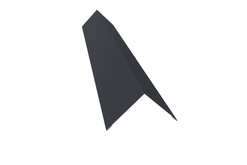 Угол внешний 110х110 0,45 Drap TX RAL 7024 мокрый асфальт (3м)