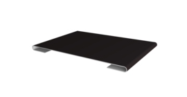 Планка стыковочная 0,5 Drap RAL 9005 черный (2м)