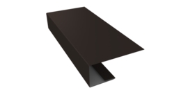 J-Профиль 18мм 0,5 Satin Matt RR 32 темно-коричневый (2м)