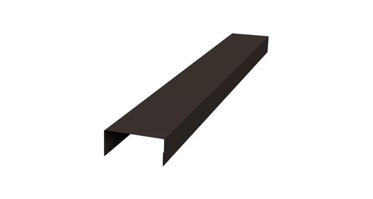 Крышка 45х20 жалюзи Texas 0,45 Drap ST RR 32 темно-коричневый (2м)