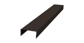 Крышка 45х20 жалюзи Texas 0,5 Drap RR 32 темно-коричневый (3м)