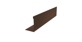 Нащельник 150 Texas 25х35 0,5 Atlas X RAL 8017 шоколад (L1,8)