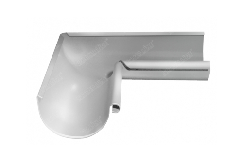 Угол желоба внутренний Optima 90 гр 125мм RAL 9003 сигнальный белый